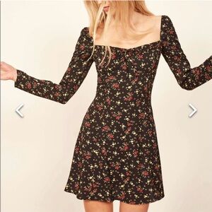 Reformation Sydney dress in Rebecca